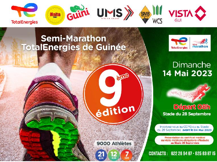 Semi-marathon TotalEnergies de Guinée 2023