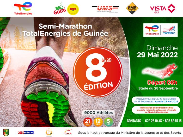 Semi-marathon TotalEnergies de Guinée cover