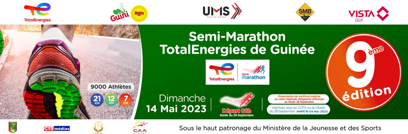 9e édition du Semi-Marathon TotalEnergies de Guinée